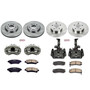 PowerStop KCOE2733 - Power Stop 03-04 Cadillac Seville Front & Rear Autospecialty Kit w/Cals