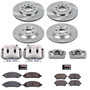 PowerStop KCOE2828 - Power Stop 04-07 Ford Freestar Front & Rear Autospecialty Brake Kit w/Calipers