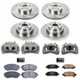 PowerStop KCOE2750 - Power Stop 02-04 Subaru Legacy Front & Rear Autospecialty Brake Kit w/Calipers