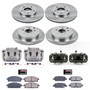 PowerStop KCOE2766 - Power Stop 04-09 Nissan Quest Front & Rear Autospecialty Brake Kit w/Calipers