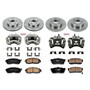 PowerStop KCOE2704 - Power Stop 99-01 Nissan Maxima Front & Rear Autospecialty Brake Kit w/Calipers