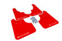 Rally Armor MF11-UR-RD/WH - 09-13 Subaru Forester Red UR Mud Flap w/ White Logo