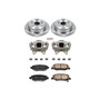 PowerStop KCOE3090 - Power Stop 07-17 Jeep Wrangler Rear Autospecialty Brake Kit w/Calipers