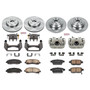 PowerStop KCOE5856 - Power Stop 09-14 Acura TL Front & Rear Autospecialty Kit w/Cals