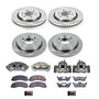 PowerStop KCOE5577 - Power Stop 10-17 Ford Expedition Front & Rear Autospecialty Kit w/Cals