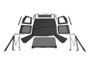 Rampage 68215 - 1976-1983 Jeep CJ5 Complete Top - Black Denim