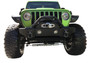 Rampage 88509 - 2007-2018 Jeep Wrangler(JK) Recovery Bumper Stubby Front - Black