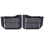 Rampage 7695 - 2007-2018 Jeep Wrangler(JK) 2-Door Tube Doors With Netting - Black
