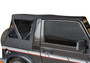 Rampage 98535 - 1986-1994 Suzuki Samurai Soft Top OEM Replacement - Black Diamond