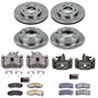 PowerStop KCOE683 - Power Stop 95-00 Chrysler Sebring Front & Rear Autospecialty Brake Kit w/Calipers