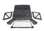 Rampage 98815 - 1995-1998 Geo Tracker Soft Top OEM Replacement - Black Denim