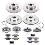PowerStop KCOE7098 - Power Stop 10-15 BMW 750i xDrive Front & Rear Autospecialty Kit w/Cals