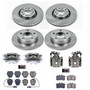 PowerStop KCOE889 - Power Stop 01-05 Audi Allroad Quattro Front & Rear Autospecialty Kit w/Cals