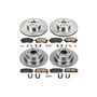 PowerStop KOE1121 - Power Stop 1998 Subaru Impreza Front & Rear Autospecialty Brake Kit