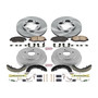 PowerStop KOE15105DK - Power Stop 93-97 Honda Accord Coupe Front & Rear Autospecialty Brake Kit