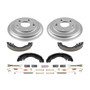 PowerStop KOE15397DK - Power Stop 06-11 Honda Civic Coupe Rear Autospecialty Drum Kit