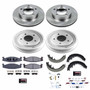 PowerStop KOE15461DK - Power Stop 94-96 Ford Bronco Front & Rear Autospecialty Drum Kit