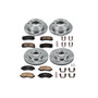 PowerStop KOE1683 - Power Stop 01-05 Chrysler Sebring Front & Rear Autospecialty Brake Kit