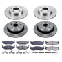 PowerStop KOE2168 - Power Stop 03-05 Dodge Ram 1500 Front & Rear Autospecialty Brake Kit