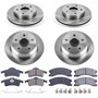 PowerStop KOE2150 - Power Stop 99-04 Jeep Grand Cherokee Front & Rear Autospecialty Brake Kit