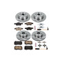 PowerStop KOE2817 - Power Stop 2006 Mercedes-Benz S350 Front & Rear Autospecialty Brake Kit