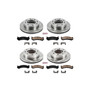 PowerStop KOE4423 - Power Stop 2004 Chevrolet Silverado 2500 HD Front & Rear Autospecialty Brake Kit