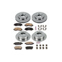 PowerStop KOE4017 - Power Stop 08-17 Mitsubishi Lancer Front & Rear Autospecialty Brake Kit