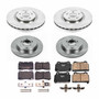 PowerStop KOE4145 - Power Stop 08-15 Mitsubishi Lancer Front & Rear Autospecialty Brake Kit