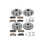 PowerStop KOE444 - Power Stop 93-96 Subaru Impreza Front & Rear Autospecialty Brake Kit