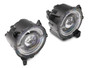 Raxiom J167045 - 18-23 Jeep Wrangler JL Axial Series 9-In LED Angel Eye Headlights- Blk Housing (Clear Lens)