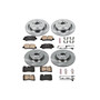 PowerStop KOE5443 - OE Stock Replacement Low-Dust Ceramic Brake Pad and Rotor Kit
