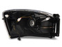 Raxiom R131480 - 06-09 Dodge RAM 1500/2500/3500 Axial Headlights w/ SEQL LED Bar- Blk Housing (Clear Lens)