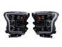 Raxiom T542837 - 15-17 Ford F-150 G3 Projector Headlights w/ LED Accent- Blk Housing (Clear Lens)
