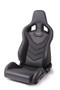 Recaro 410.1GT.3167 - Sportster GT Driver Seat - Black Leather/Carbon Weave