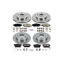 PowerStop KOE6320 - Power Stop 2012 Honda Civic Front & Rear Autospecialty Brake Kit