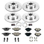 PowerStop KOE7236 - Power Stop 12-13 BMW 528i Front & Rear Autospecialty Brake Kit