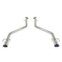 Remark RO-TTE4-DM - 2021+ Lexus IS300/ IS350 Axleback Exhaust - Burnt Stainless Double Wall Tip (Muffler Version)