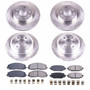 PowerStop KOE7939 - Power Stop 18-19 Jeep Wrangler Front & Rear Autospecialty Brake Kit