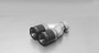 Remus 0007 84CB - 2005 Seat Toledo 1.6L 84mm Black Chrome Straight w/Carbon Insert Tail Pipe Set (Pair)
