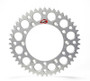 Renthal 121U-428-47GPSI - 02-22 Suzuki RM 85/ 93-18 Yamaha YZ80/YZ 85 Rear Sprocket Grooved - Silver 428-47P Teeth