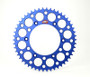 Renthal 121U-428-47GPBU - 02-22 Suzuki RM 85/ 93-18 Yamaha YZ80/YZ 85 Rear Grooved Sprocket - Blue 428-47P Teeth