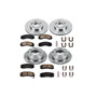 PowerStop KOE802 - Power Stop 95-97 Eagle Talon Front & Rear Autospecialty Brake Kit