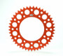 Renthal 192U-420-50GPOR - 03-10 KTM 65 SX Rear Grooved Sprocket- Orange 420-50P Teeth