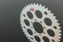 Renthal 507U-520-43GPSI - Barnes Style Rear Sprocket Grooved Silver - 520-43P Teeth Renthal 507U-520-43GPSI - Barnes Style Rear Sprocket Grooved Silver - 520-43P Teeth
