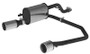 Remus 625106 1570 - Opel Corsa D With Original Sport Rear Skirt 2006 1.0L Axle Back