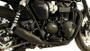 Remus 7702 918018L - 2018 Triumph Bonneville T 120 Bonneville (Euro 4) Tapered Black Slip On - Left Side