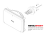 Retrobright LFRB120-1 - Holley  LED Forward Light -Classic White(3000K)-SUPERSEDES LFRB120