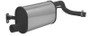 Remus 955005 098 - 2005 Volkswagen Fox 3 Door 1.4L TDI Axle Back Exhaust (Tail Pipes Req)