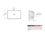 Retrobright LFRB185 - Holley  LED F-Light - Clear Lens Housing Only, Sold Individually