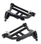 Ridetech 11052899 - Front Lower Strongarms For 1958-1964 Impala For Use W/ Coil-Over/Shockwave Pair Of Tubular Control Arms W/ Ball Joints Cross Shafts And Delrin Bushings Powder Coated Satin Black